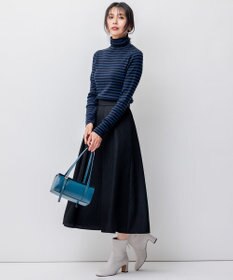 23区 リンクルマトラッセ フレアスカート