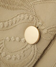 YECCA VECCA 刺繍ペプラムジレ