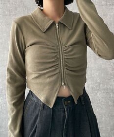 WEGO フロントギャザーＷジップロンＴ