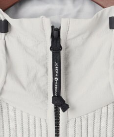 JOSEPH ABBOUD MOUNTAIN 【日本素材・ストレッチ】コットンムリネ アウトドア ニット パーカー