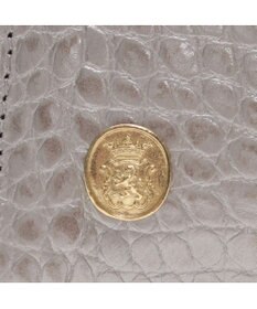 A.D.M.J. 【牛革】クロコ型押しサイドバックルトート25cm(ショルダーストラップ付)