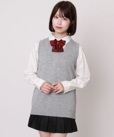 WEGO 【SCHOOLITEM】ベーシックニットベスト