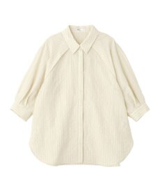 CRAFT STANDARD BOUTIQUE ストライプラグランタックシャツ