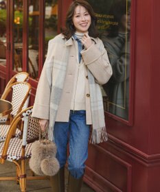 23区 【見上愛さん着用】フェイクファー チャーム バッグ