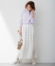 23区 【Oggi4月号掲載/洗える】CANCLINI スキッパー シャツ