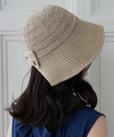 Tiaclasse リボンニットバケットハット