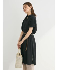 Green Parks ＳＥＴ２点　合皮ベルト＋ミディシャツワンピース