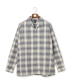 J.PRESS MEN 【J.PRESS ORIGINALS】【UNISEX】Indian Madras Open Shirts / Baggy-Fit