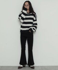 WEGO ストレッチフレアデニムパンツ