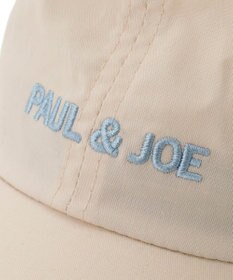 MOONBAT PAUL&JOE ACCESSOIRES(ポール&ジョー）ロゴ入り 深キャップ 帽子 ネコチャーム付 UVカット