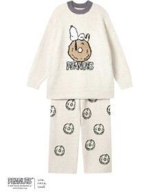 une nana cool 【スヌーピー】PEANUTS × une nana cool プルオーバー＆ロングパンツセット SNOOPY