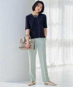 23区 【新色追加/洗える】2WAYストレッチツイル ドロスト パンツ