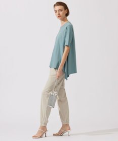 ICB L 【接触冷感・洗える】グレースジャージー デザインプルオーバー