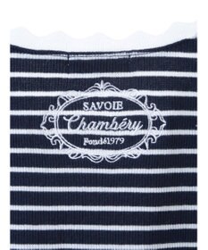 earth music&ecology バイカラースカラッププルオーバー