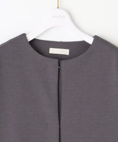 ANY SIS L 【洗える】ノーカラーダンボール ブルゾン