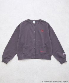 earth music&ecology チャンピオン　ハローキティ×ｅｍａｅ裏毛カーディガン