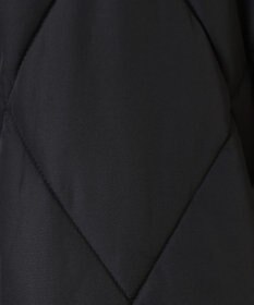 Green Parks ファー衿ダイヤキルト中綿コート