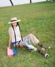 TRICOTE MELLOW TULLE HIGH SOCKS／メローチュールハイソックス