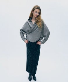 uncrave クラッシュベロア スカート