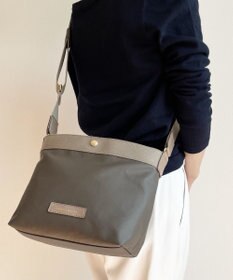 Hekhèr Le Style de Vie 新色追加【日本製】PUコートコットンキャンバス ショルダーバッグ