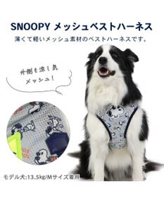 PET PARADISE 犬 ハーネス スヌーピー メッシュ ベスト ハーネス 【Ｌ】