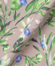 ANY L 【ウエストゴム/洗濯機可能】フラワープリントリラックスパンツ