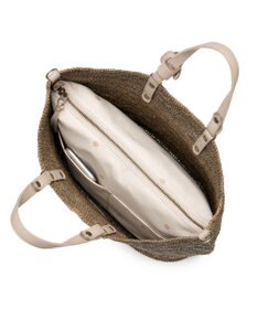 IBIZA ラフィア　2WAYバッグ（草木染め）