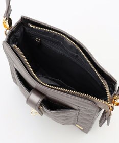 LA BAGAGERIE シープキルトWストラップスクエアショルダー