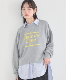 earth music&ecology 【裏毛】アソートロゴウラケドロストプルオーバー