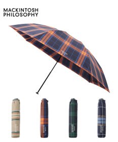 MOONBAT 【Begin12月号掲載/大きめ】マッキントッシュ フィロソフィー 折りたたみ傘 Barbrella 超軽量 約140g チェック 60cm UV