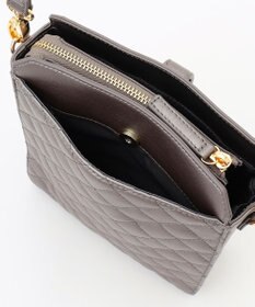 LA BAGAGERIE シープキルトWストラップスクエアショルダー