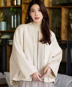 Tiaclasse モッサ風ダブルフェイスコート