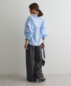 CRAFT STANDARD BOUTIQUE パネルデザインワイドシャツ