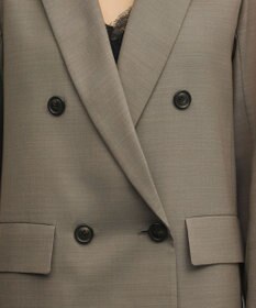 GRACE CONTINENTAL シアーウールジャケット