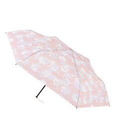 MOONBAT estaa 【耐風】折りたたみ傘 アンティークフラワー UV