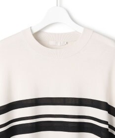 ICB 【先行予約】VIS/NYハイゲージランダムボーダー 半袖ニット