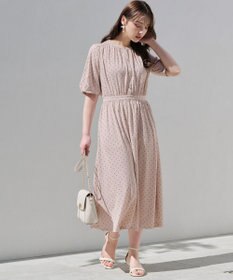 ANY SIS 【接触冷感・吸水速乾・UVケア】エアリードレープスムース ワンピース