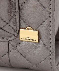 LA BAGAGERIE シープキルトWストラップスクエアショルダー