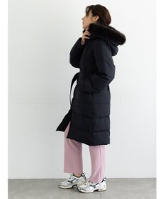 Te chichi 【宮本茉由着用】フードロングダウンコート