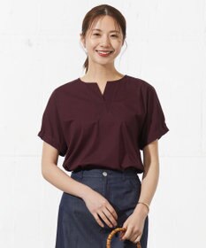 J.PRESS LADIES L 【接触冷感】プレーティングジャージー フレンチスリーブ カットソー