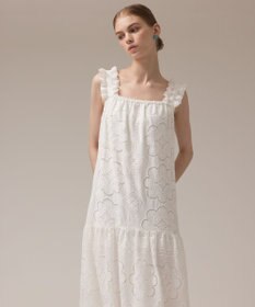 GRACE CONTINENTAL カットワーク刺繍ワンピース