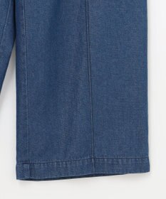 Feroux ベルト付き テンセルデニム ワイドパンツ