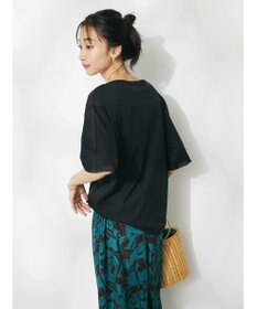 CRAFT STANDARD BOUTIQUE 【ＵＶカット】布帛切り替えプルオーバー