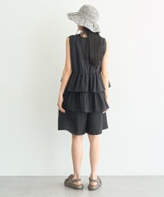 earth music&ecology 【セットアップ対応】ウエストリボンバミューダパンツ