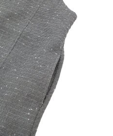 Green Parks フロントＺＩＰツイードキャミワンピース