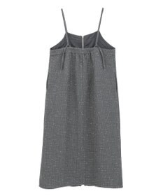 Green Parks フロントＺＩＰツイードキャミワンピース