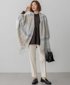 23区 【VERY掲載】カシミヤ チェック ストール