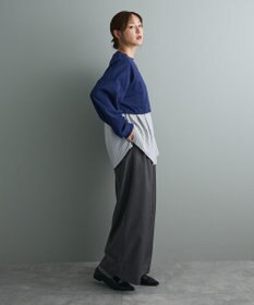 CRAFT STANDARD BOUTIQUE ポンチ＋布帛セットチュニック