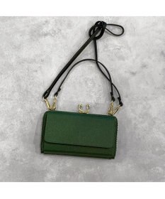 UNBILLION カシュカシュ cachecache / WEB限定カラーコンビウォレットショルダーバッグ