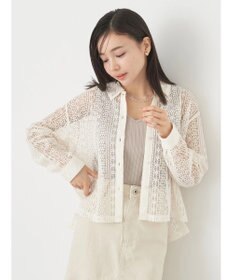 earth music&ecology レースショートシャツ